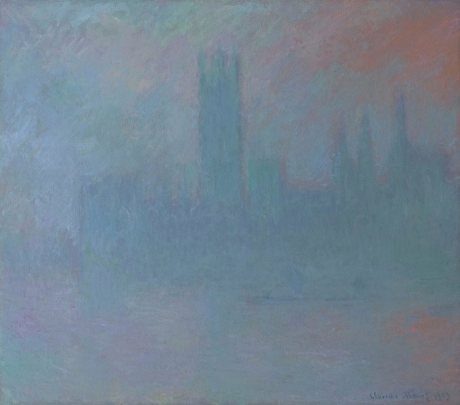El Parlamento, sinfonía en azul - Claude Monet