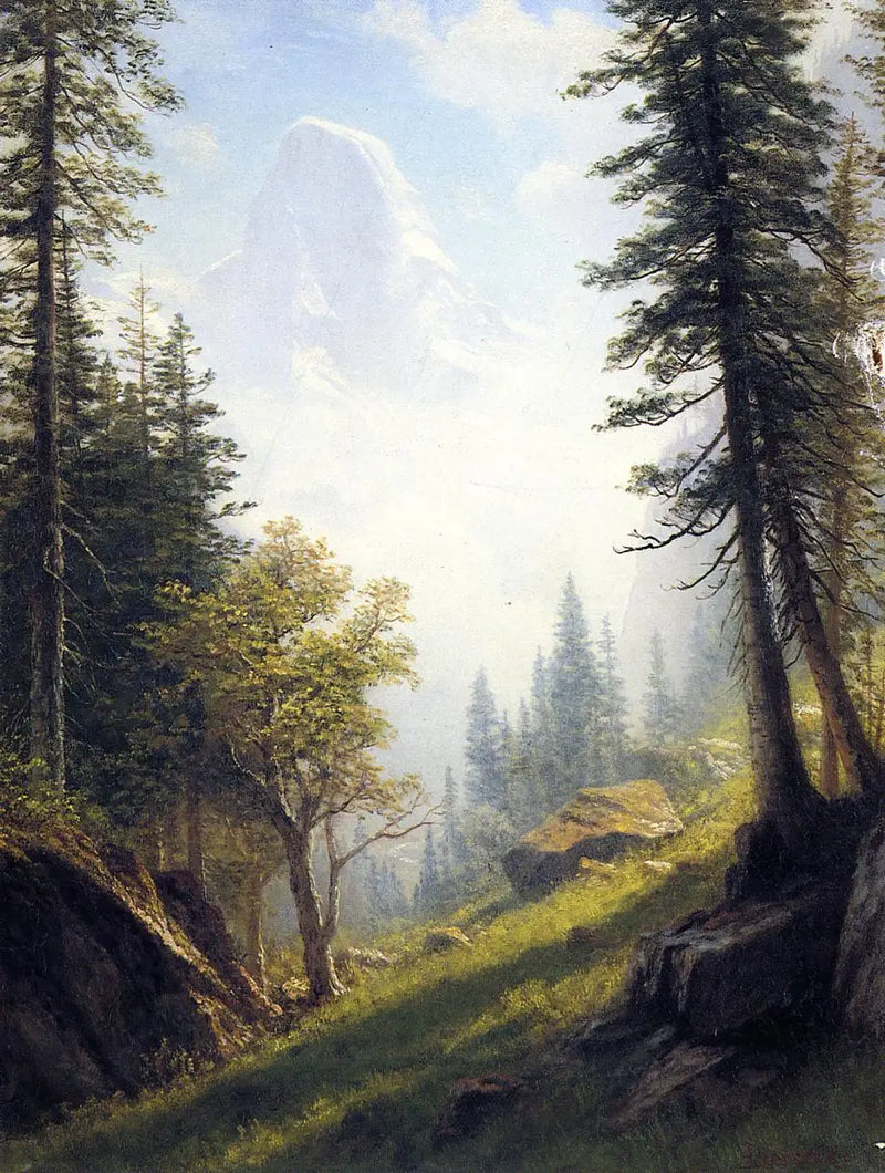 Entre los Alpes berneses - Albert Bierstadt