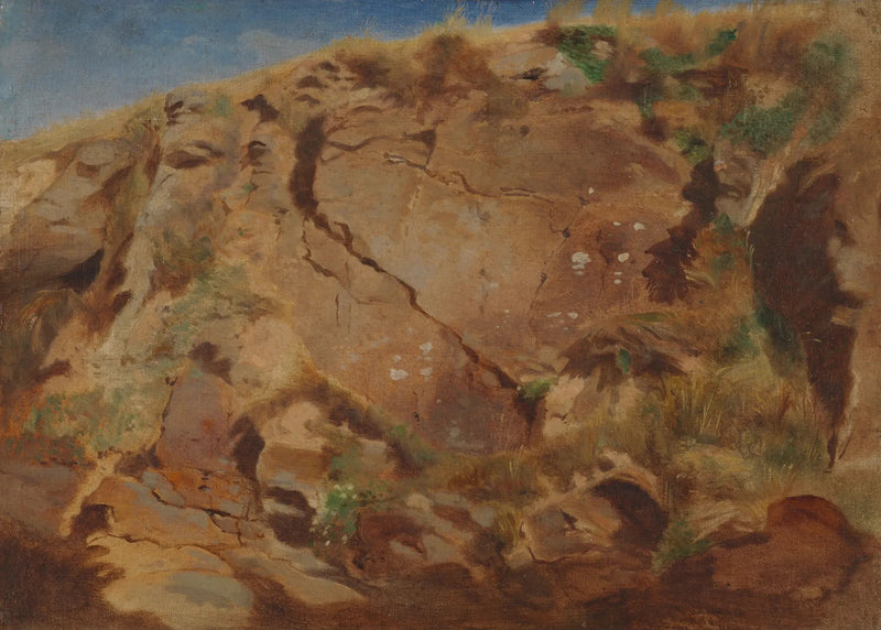 Pared de un acantilado - Arnold Böcklin