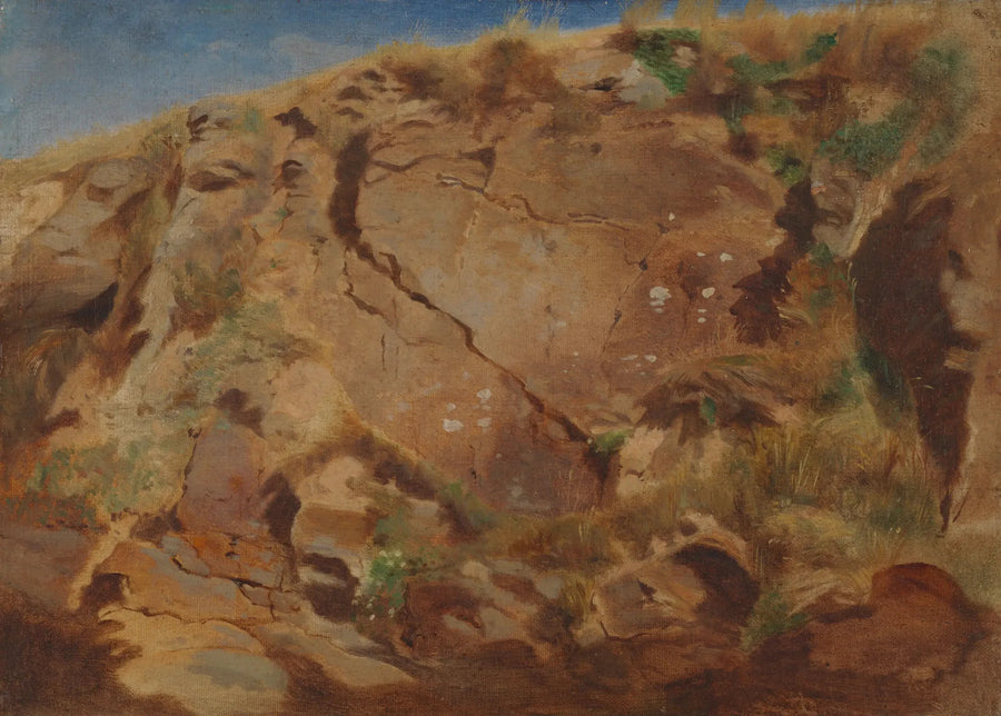 Pared de un acantilado - Arnold Böcklin
