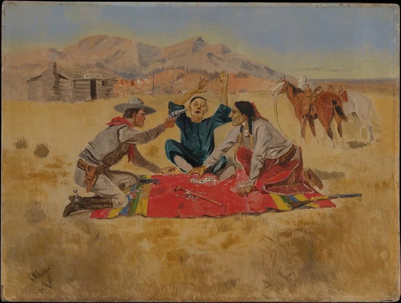Ni una oportunidad para un chino - Charles Marion Russell