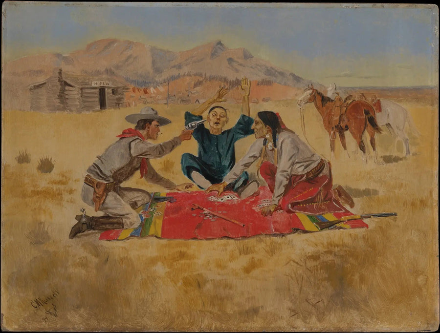 Ni una oportunidad para un chino - Charles Marion Russell