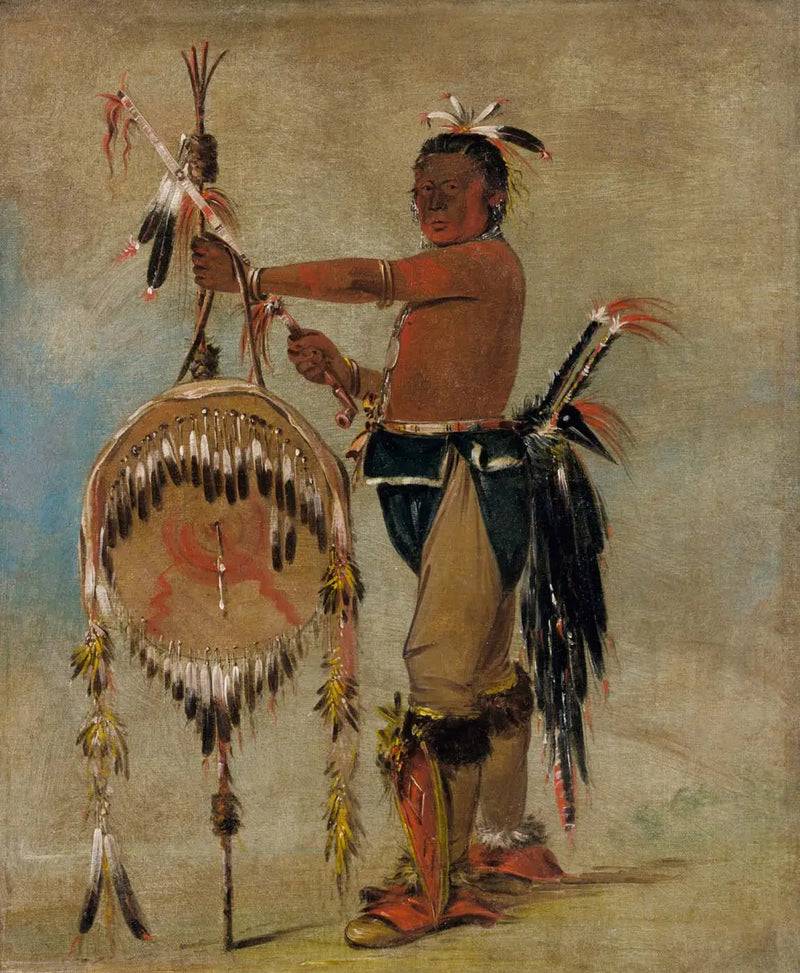 Pash-ee-pa-hó, Pequeño Chef Punzante, un Venerable Chef Sauk - George Catlin