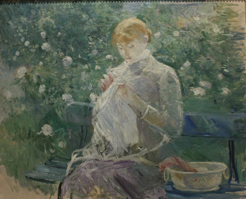 Paisaje de mi primo en el jardín de Bougival - Berthe Morisot