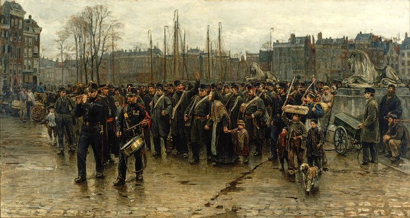 Paso de tropas coloniales - Isaac Israel