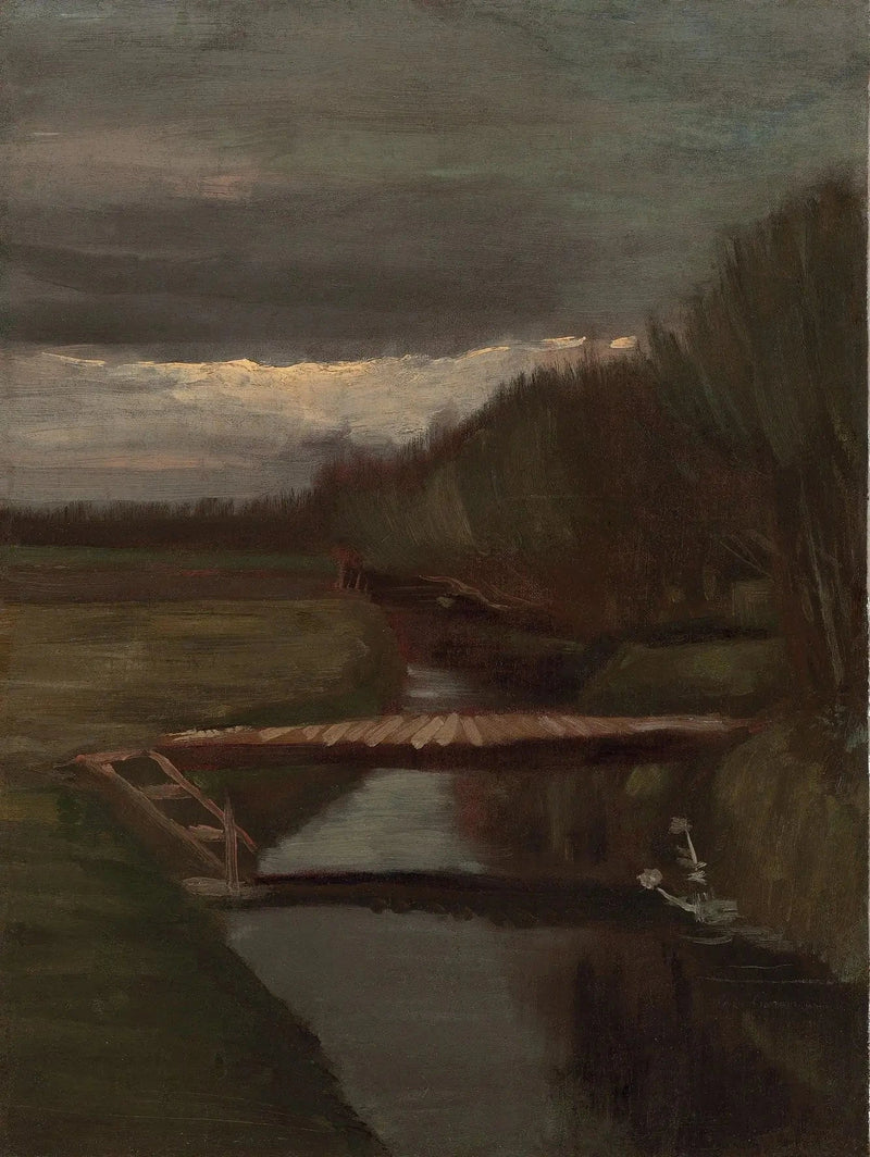 Puente sobre un foso - Vincent van Gogh