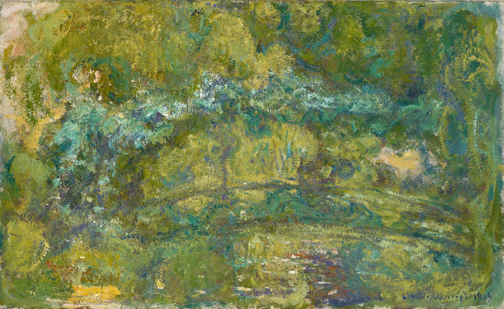 La pasarela sobre el estanque del nenúfar, Basilea - Claude Monet
