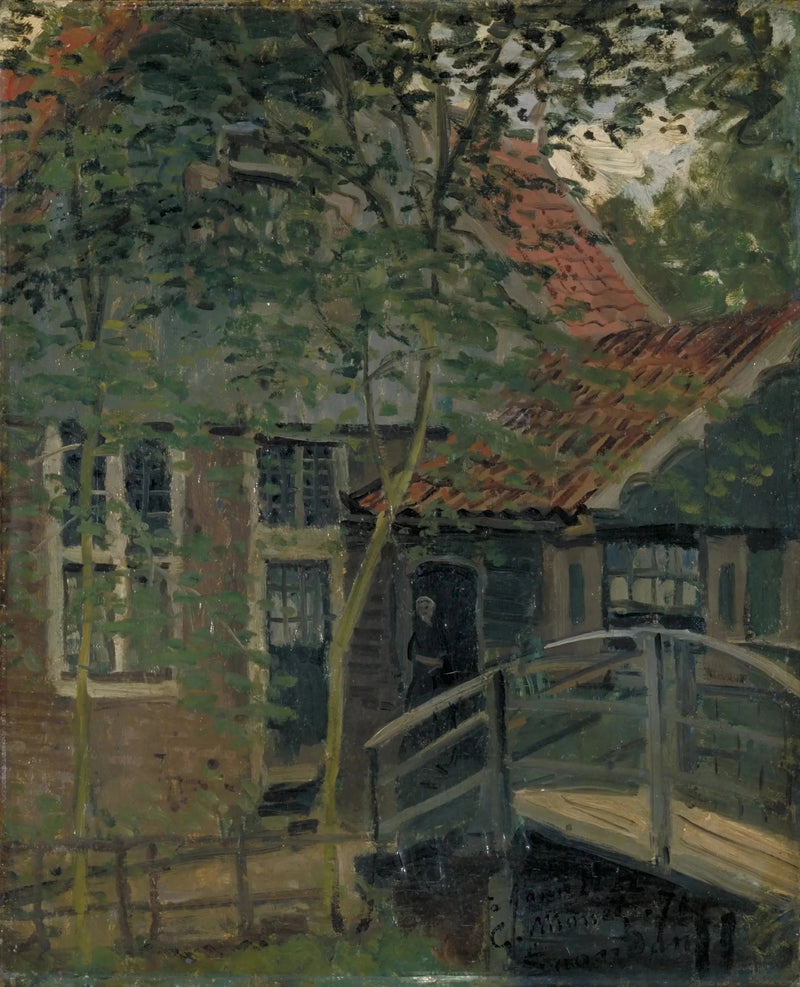 Puerta de entrada a Zaandam W191a - Claude Monet