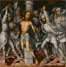 Pasión gris: Flagelación de Cristo - Hans Holbein el Viejo