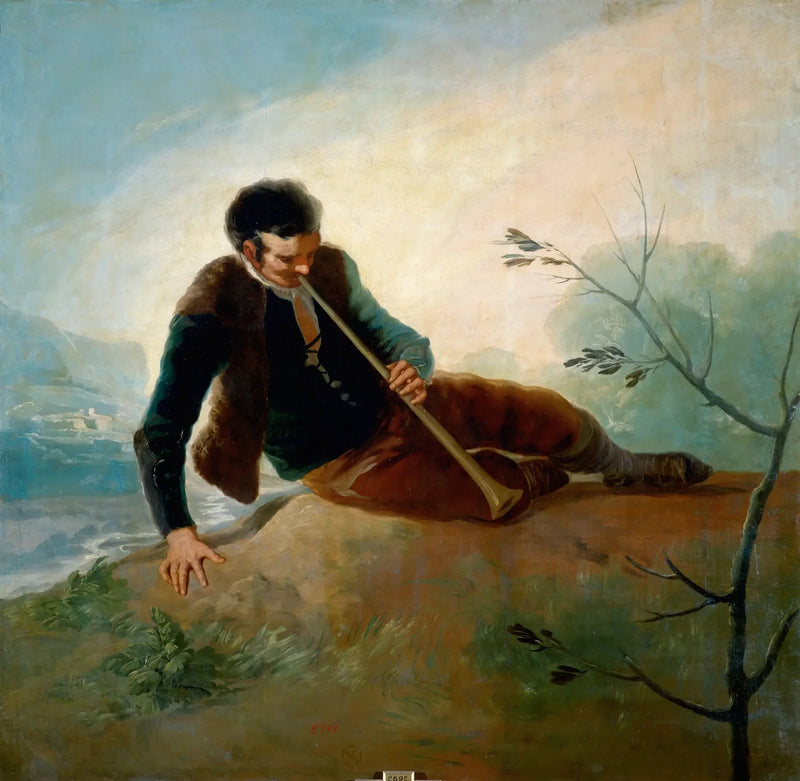 Pasteur tocando la dulzaina - Francisco de Goya
