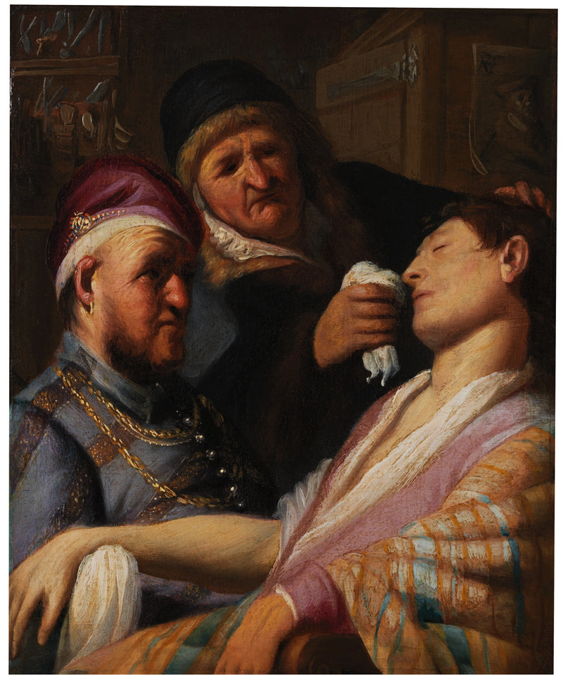 El Olfato, o el paciente inconsciente - Rembrandt