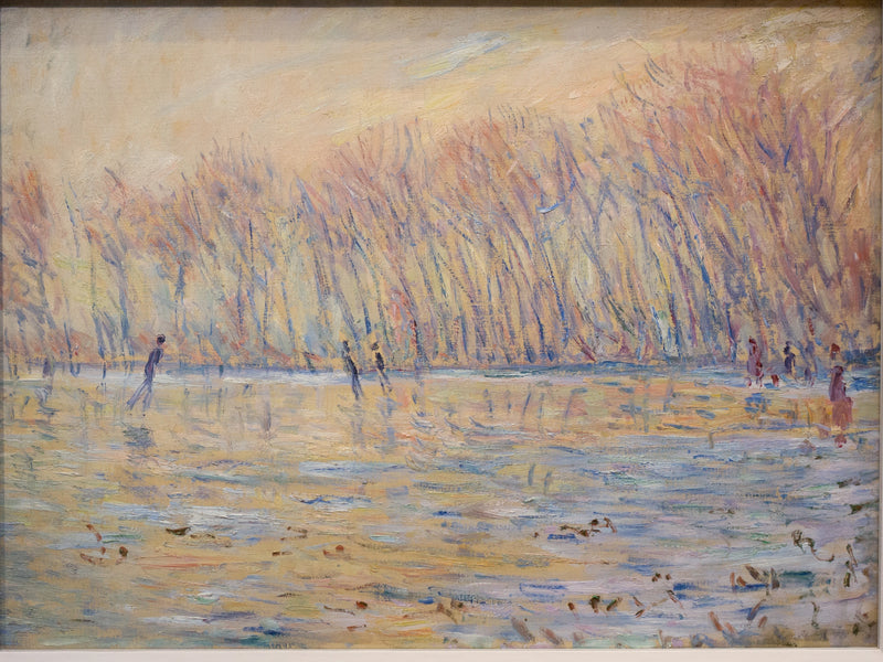 Los patinadores en Giverny - Claude Monet