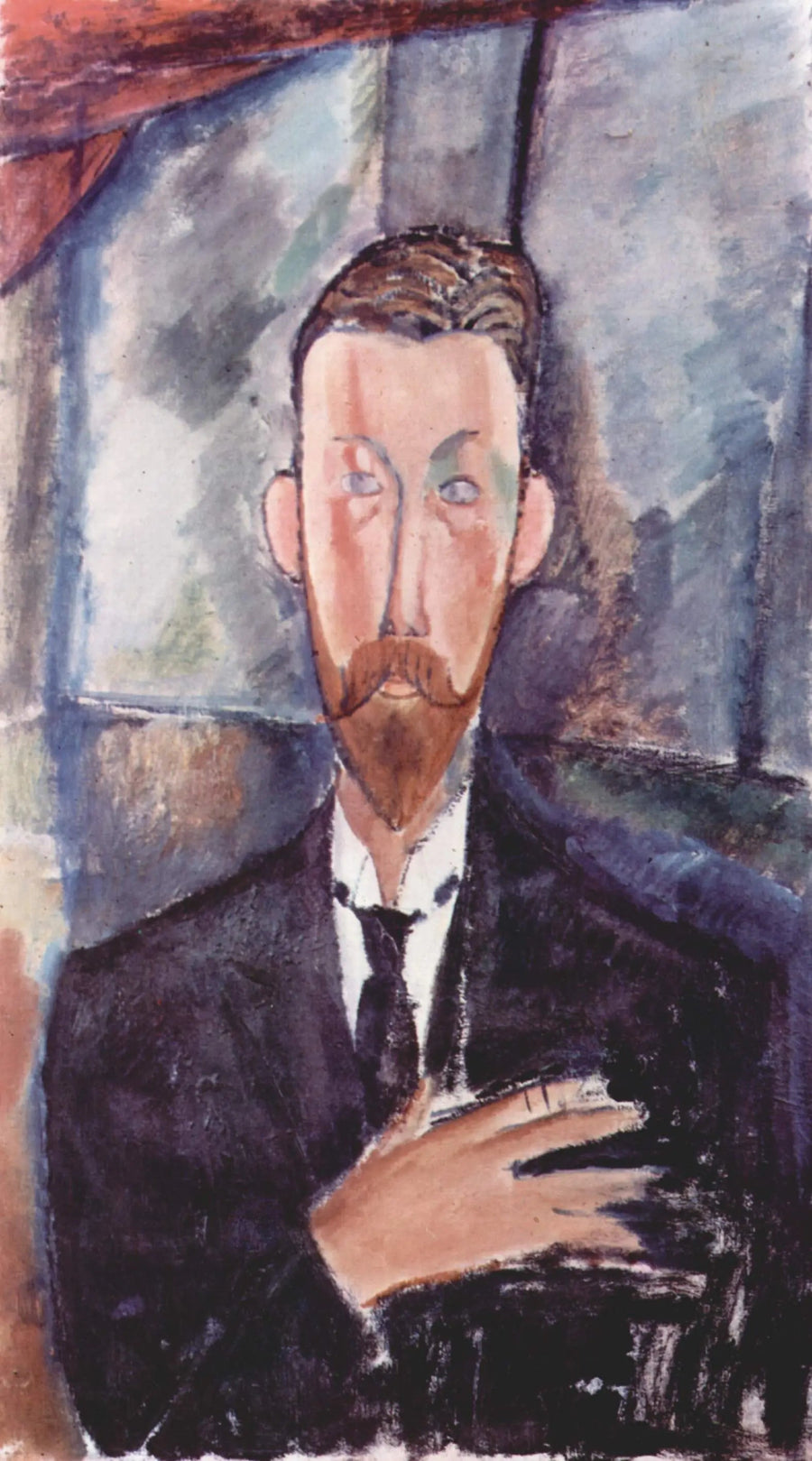 Paul Alexandre frente a un cristal - Amedeo Modigliani