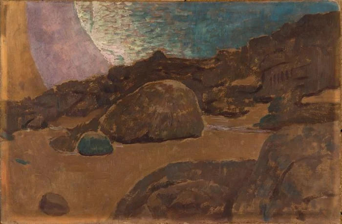 Rochers au bord de la mer - Paul Sérusier