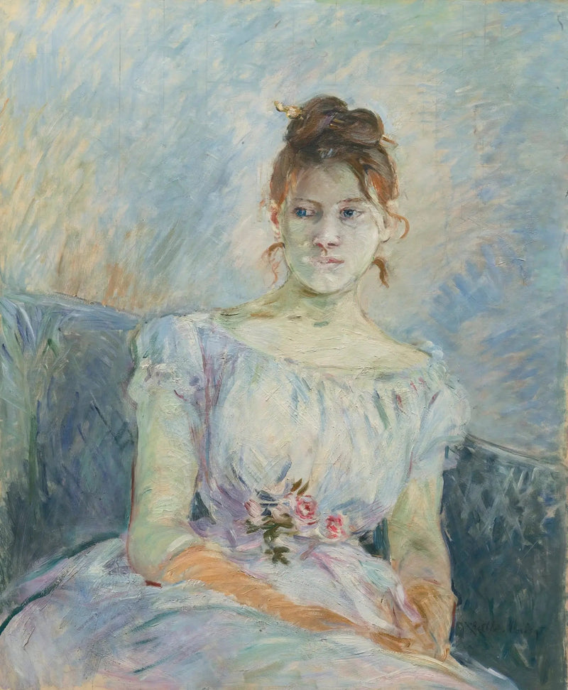 Paule Gobillard en vestido de baile - Berthe Morisot