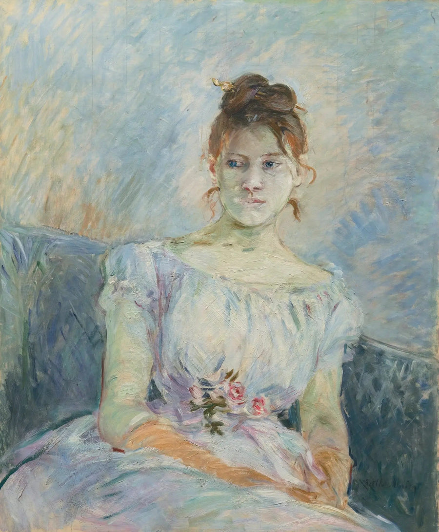 Paule Gobillard en vestido de baile - Berthe Morisot