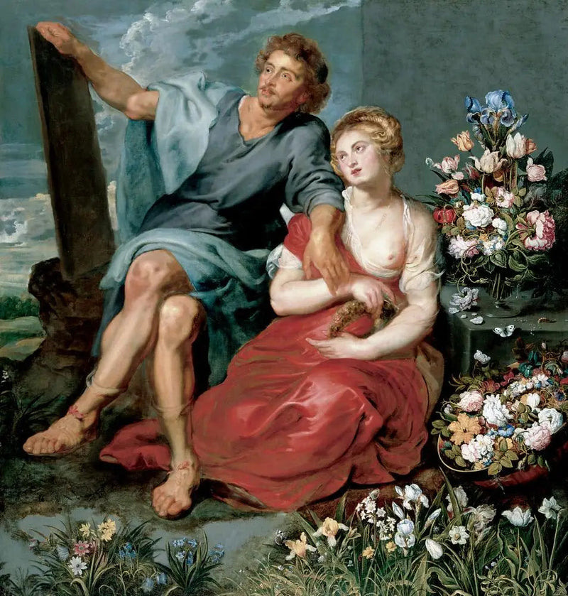 Pausias y Glicera - Peter Paul Rubens
