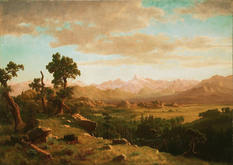 País de Wind River - Albert Bierstadt