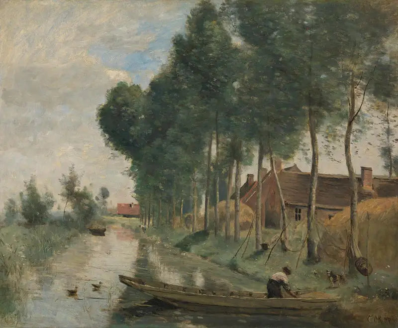 Paisaje en Arleux-du-Nord - Jean-Baptiste Camille Corot