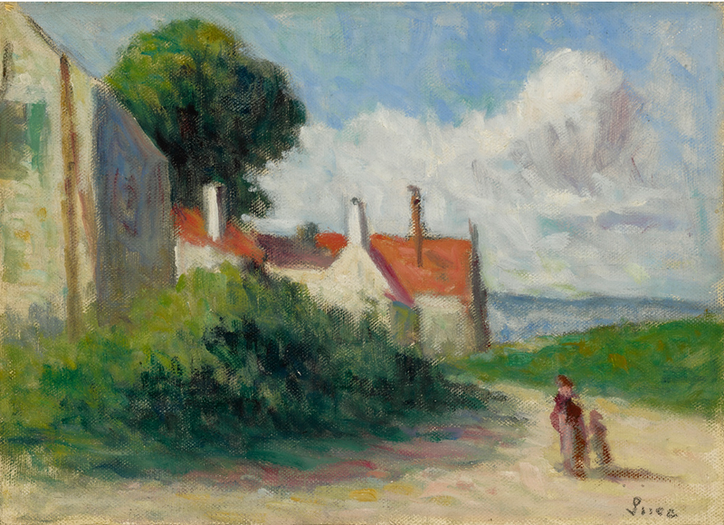 Paisaje en Asquin-sous-Vézelay - Maximilien Luce