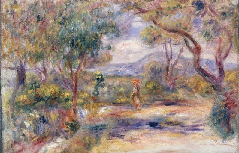 Paisaje en Cagnes (Jardín de Renoir) - Pierre-Auguste Renoir