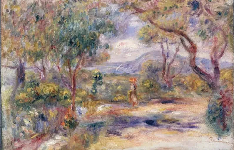 Paisaje en Cagnes (Jardín de Renoir) - Pierre-Auguste Renoir