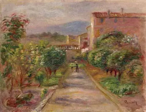 Paisaje en Cagnes - Pierre-Auguste Renoir