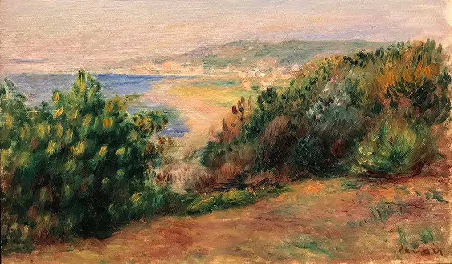 Paisaje en Cagnes - Pierre-Auguste Renoir