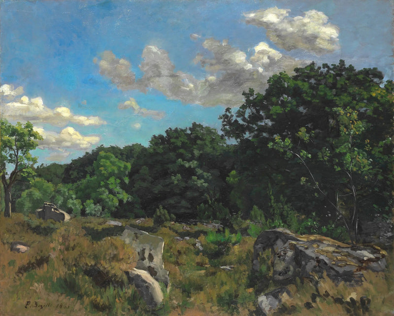 Paisaje en Chailly - Frédéric Bazille