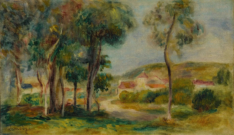 Paisaje en Essoyes - Pierre-Auguste Renoir