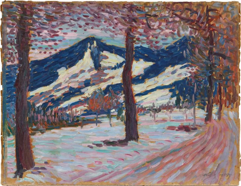 Paisaje en Füssen (primavera) - Alexej von Jawlensky