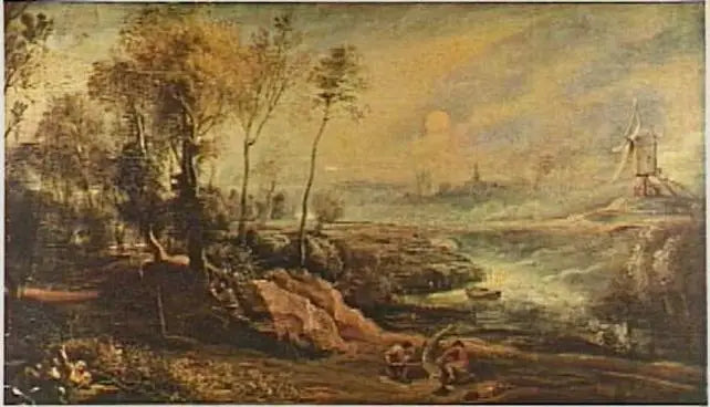 Paisaje con el pajarero - Peter Paul Rubens