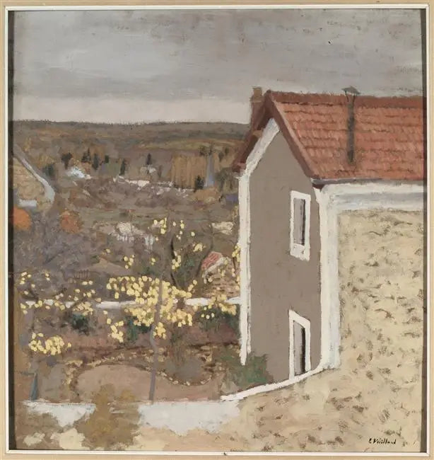 Paisaje en Étang-la-Ville - Édouard Vuillard