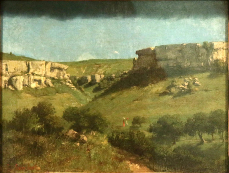 Paisaje de Ornans - Gustave Courbet