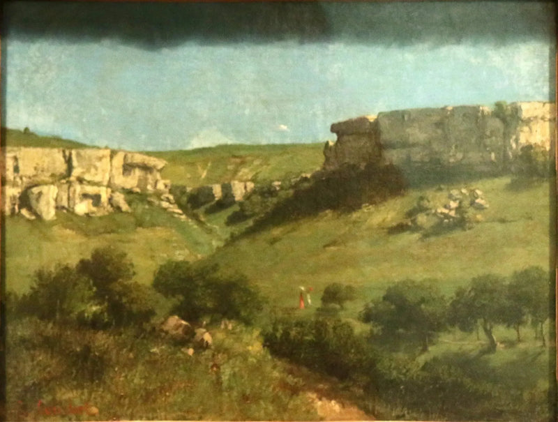 Paisaje de Ornans - Gustave Courbet