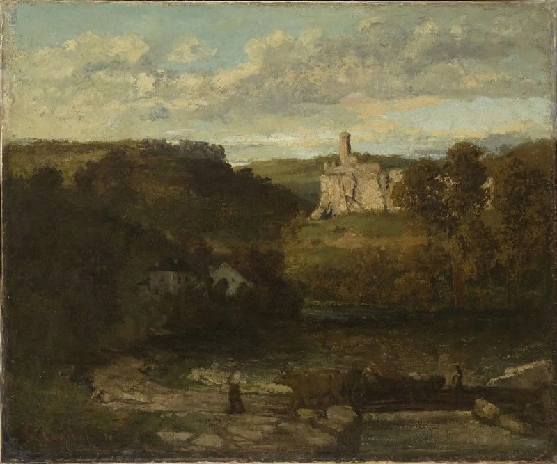 Paisaje de Ornans - Gustave Courbet