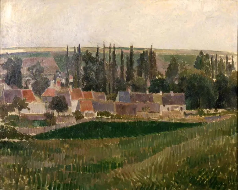 Paisaje en Osny - Camille Pissarro