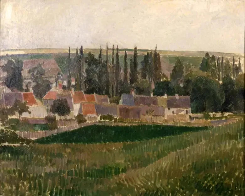 Paisaje en Osny - Camille Pissarro