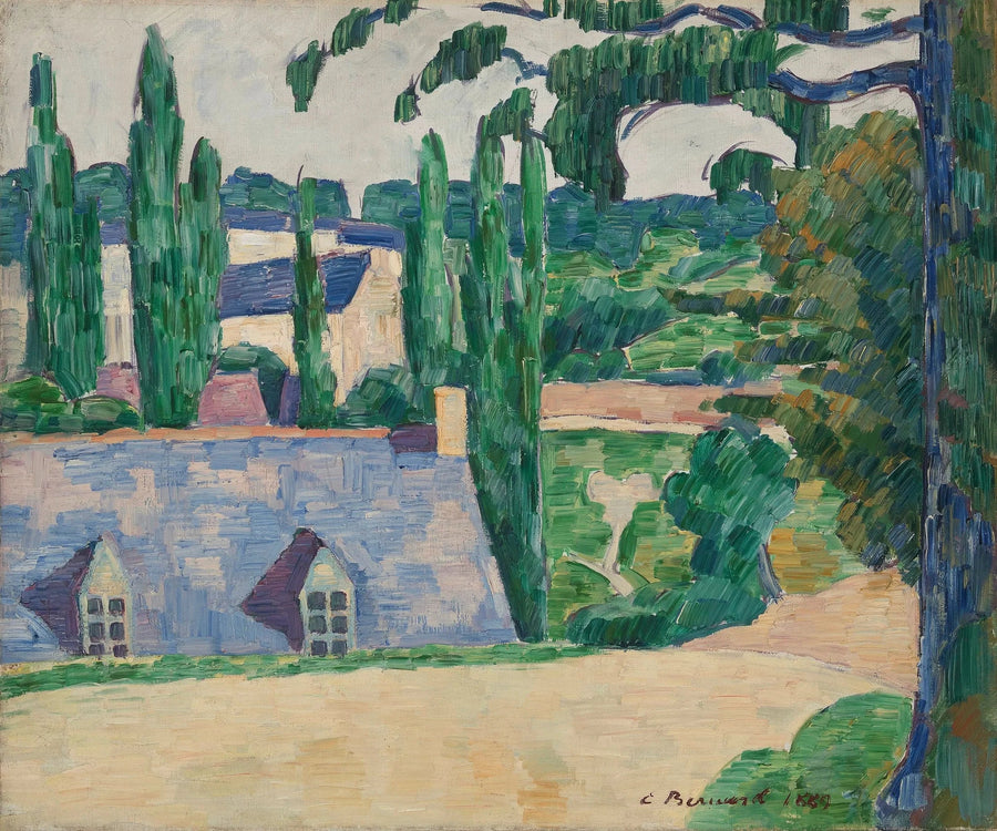Paisaje en Pont-Aven - Émile Bernard
