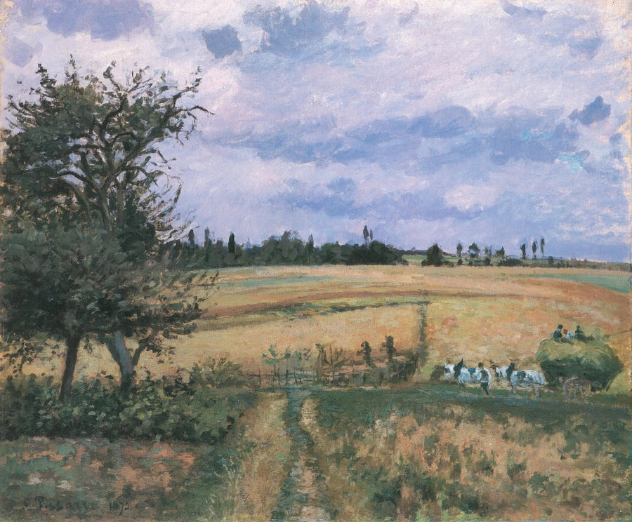 Paisaje en Pontoise - Camille Pissarro