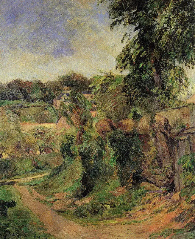 Paisaje en Ruan - Paul Gauguin