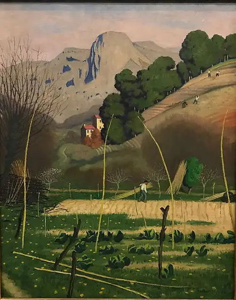 Paisaje en Saint-Jeannet, Provenza - Félix Vallotton