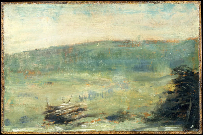 Paisaje en Saint-Ouen - Georges Seurat