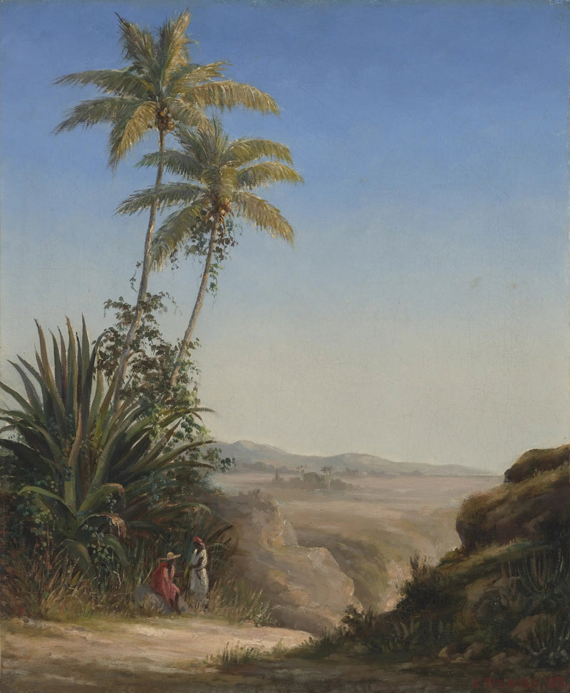 Paisaje en Saint Thomas - Camille Pissarro
