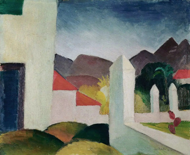 Paisaje africano - August Macke