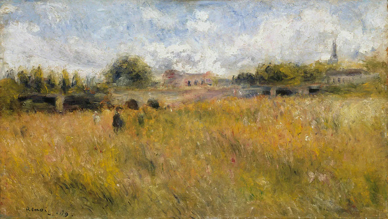 Paisaje a orillas del Sena en Rueil - Pierre-Auguste Renoir