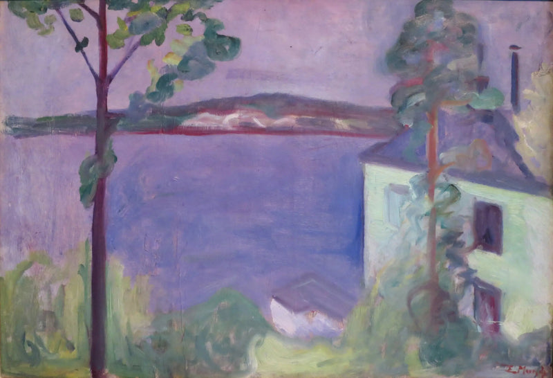 Paisaje a la luz de la luna - Edvard Munch