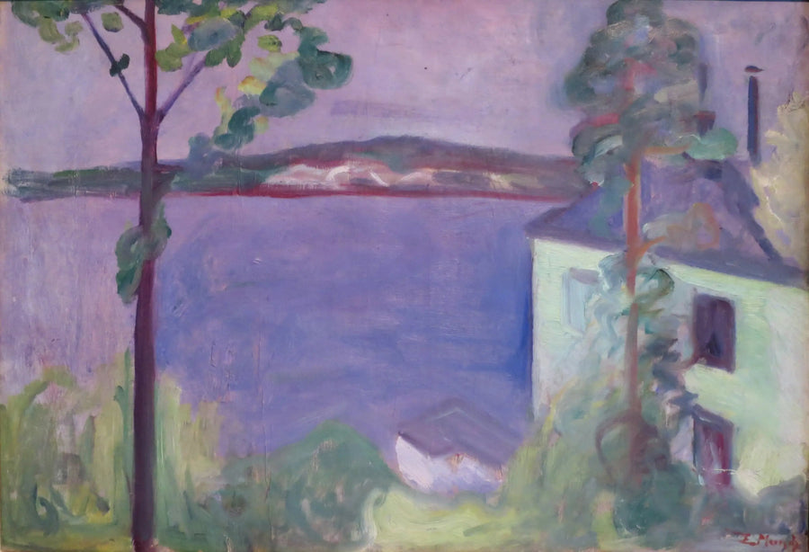 Paisaje a la luz de la luna - Edvard Munch