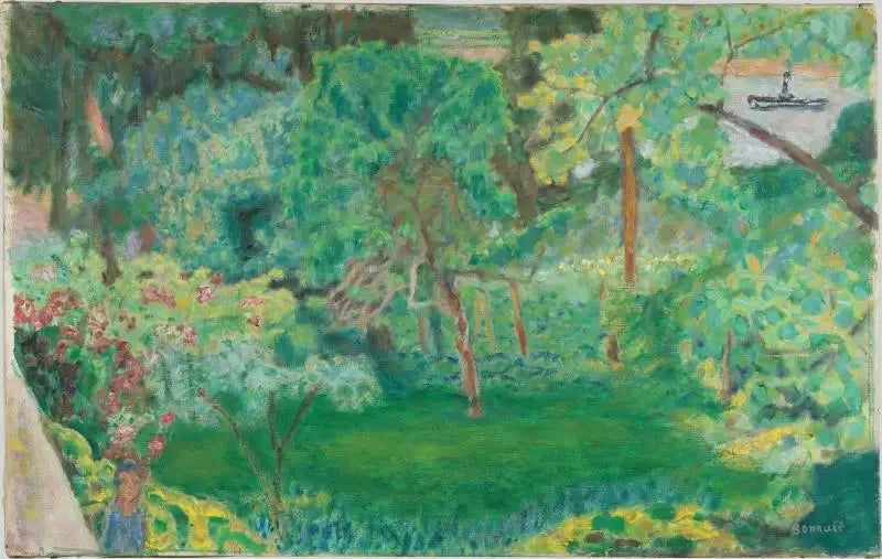 Paisaje con remolcador - Pierre Bonnard