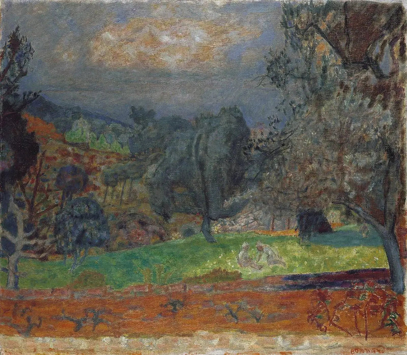 Paisaje al atardecer. Le Cannet - Pierre Bonnard